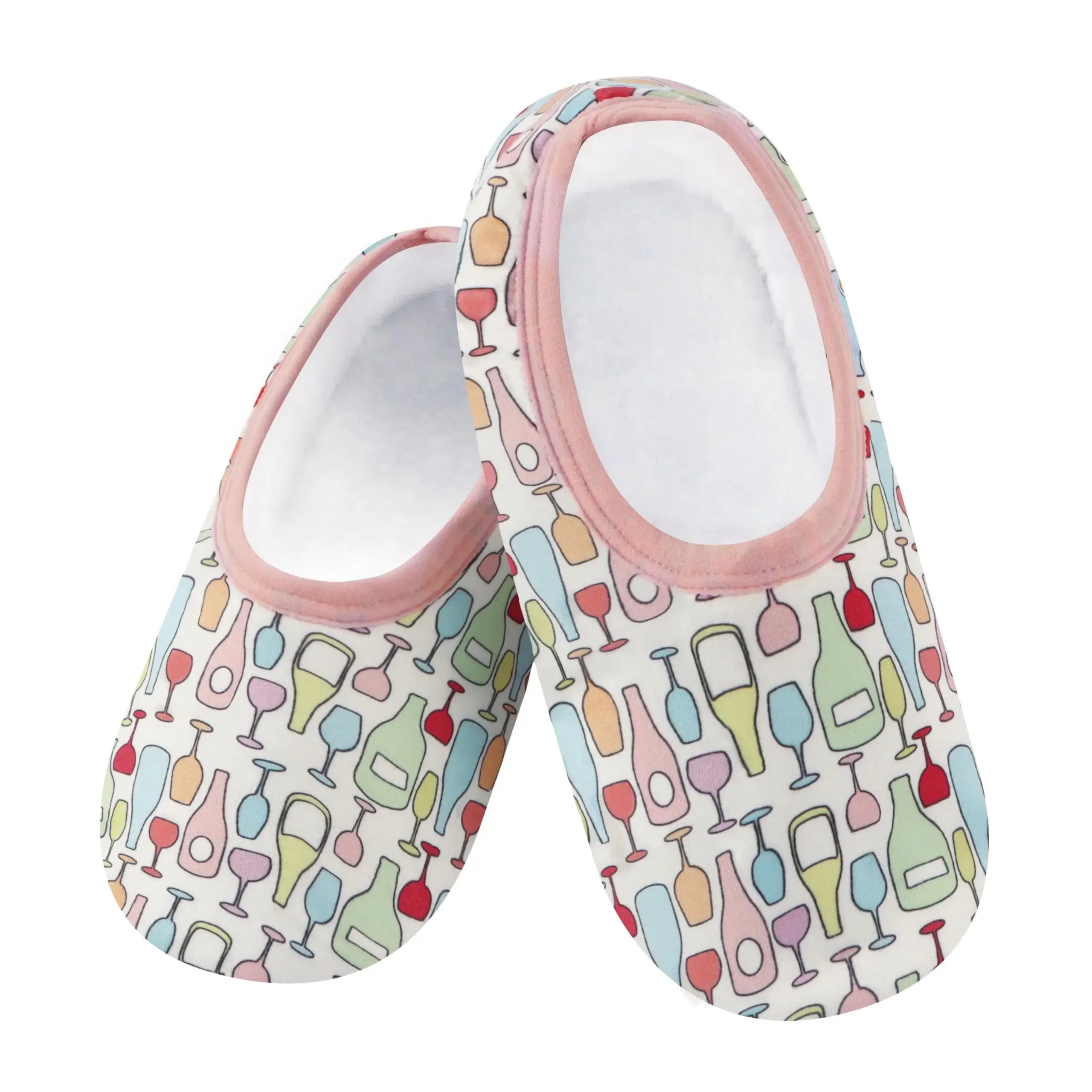 SNOOZIES Skinnies Lightweight Slipper Socks wine