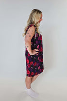 Winter Blossom Flutter Bamboo Nightgown