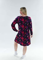 Winter Blossom Long Sleeve Bamboo Nightshirt | GEORGIA RYLAN