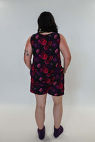 Winter Blossom Print Tank & Short PJ Set Bamboo back view