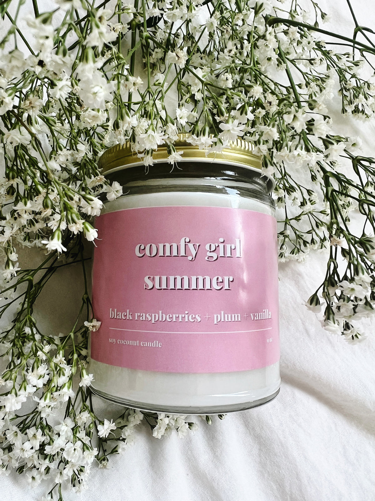 Coconut Soy Wax Candle 9 oz.