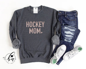 Hockey Mom Cozy Crew Neck Sweater